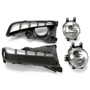 DURAFORCE For Toyota Highlander 17-19 LED DRL Daytime Running Fog Lights Lamp Harness Kit