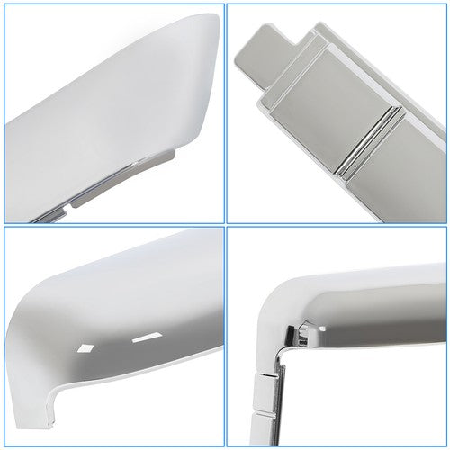 Chrome Top and Side Mirror Cover for 20-24 Chevy Silverado GMC Sierra HD 2500 3500
