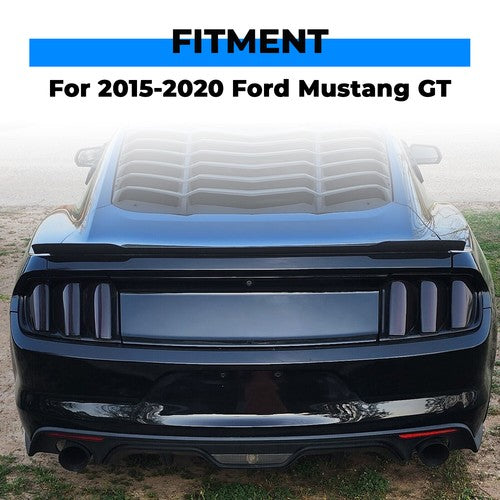 Glossy Black Trunk Panel Decklid Trim Cover for Ford Mustang GT 2015 2023