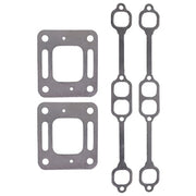 DURAFORCE For Mercruiser 5.0 mpi 5.7 350 mag riser block v8 elbow kit Gasket Manifold