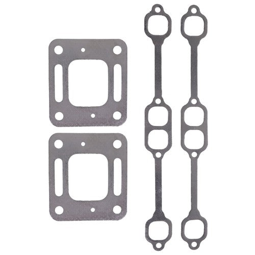 DURAFORCE For Mercruiser 5.0 mpi 5.7 350 mag riser block v8 elbow kit Gasket Manifold