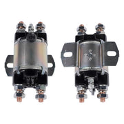 DURAFORCE 2Pcs Gas Golf Cart Solenoid For Yamaha G1 6 Terminal 12 Volt 100A J17-81950-01