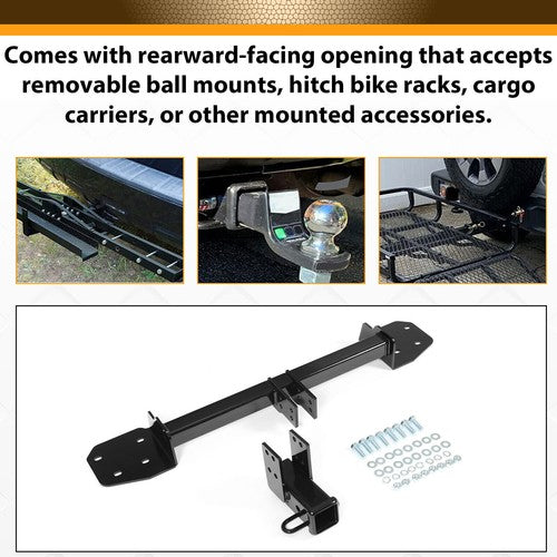 Class 3 Black Trailer Tow Hitch 2 Inch Receiver For Subaru Outback Sport Wagon 10-19