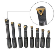 DURAFORCE 90 Degree 3/4" Shank Indexable Boring Bars Round Shank Boring Bars 8 PCS