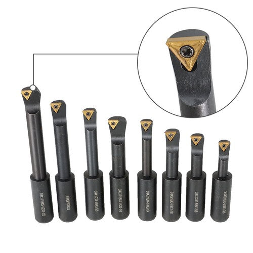 DURAFORCE 90 Degree 3/4" Shank Indexable Boring Bars Round Shank Boring Bars 8 PCS