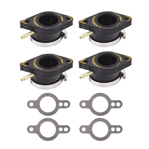 DURAFORCE Carburetor Intake Manifold Boot Set For Yamaha XJ550 Maxim 1981-1983 NEW
