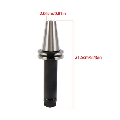 DURAFORCE 2Pcs High Speed CAT40-ER20 Collet Chucks 6" Gage Length Balanced G2.5/25000RPM