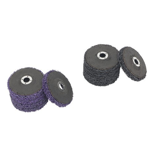 DURAFORCE Diamond Grinding Discs for Metal and Wood 12 Pack: 4 x 5/8" (6 Black, 6 Purple)