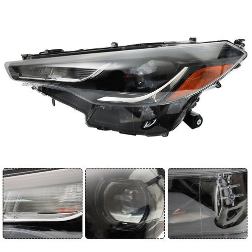 DURAFORCE Left Side For Toyota Corolla Cross L/LE 2022 2023 Headlight Headlamp Clear Front