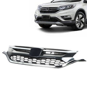 DURAFORCE Front Bumper Cover Upper Trim + Lower Grille Replacement For Honda CRV 2015 2016