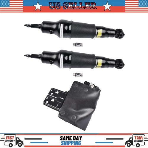 DURAFORCE 2 Air Suspension Shock Absorber + 1 Compressor For Infiniti QX56 2011-2013 Rear