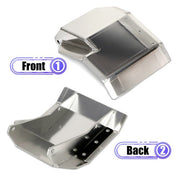 DURAFORCE ATV Swing Arm Skid Plate Polished Aluminum For Yamaha Banshee YFZ 350 1987-2006