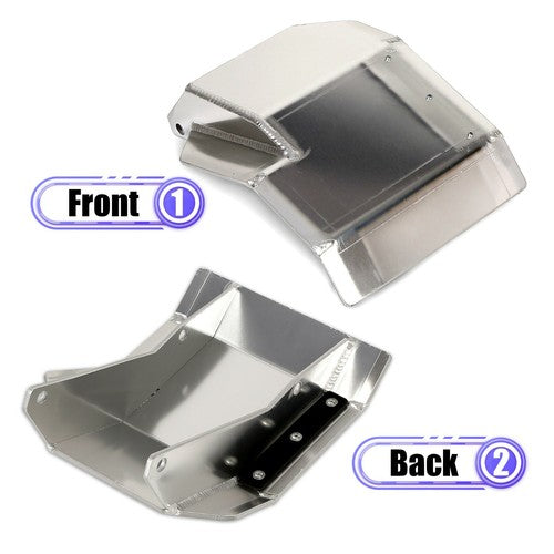 DURAFORCE ATV Swing Arm Skid Plate Polished Aluminum For Yamaha Banshee YFZ 350 1987-2006