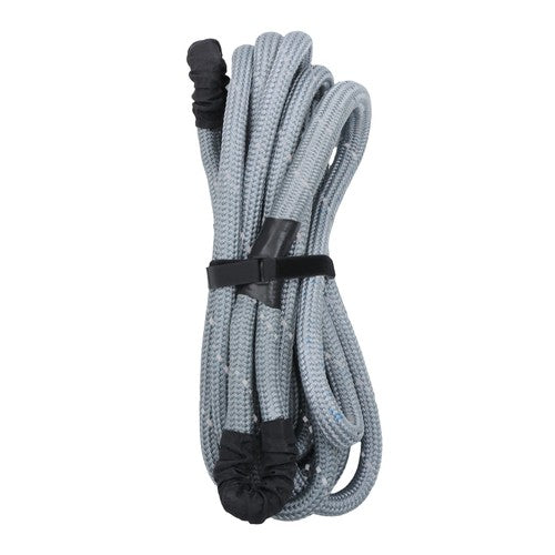 DURAFORCE 1"×30ft Gray Kinetic Recovery Rope With 2 Soft Shackles Kit 34000lbs Heavy Duty