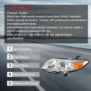 DURAFORCE Front Headlight Assembly Halogen Left /Driver SIde For Toyota Sienna 2011-2013