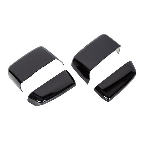 Fits Gloss Black Tow Mirror Cap Cover for Chevy Silverado GMC Sierra 2014-2019