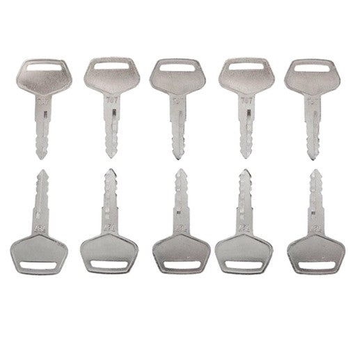 DURAFORCE 10X Keys Heavy Equipment Key 787 for Komatsu Equipment