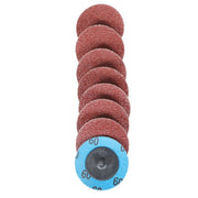 DURAFORCE 71PCS 2" Roll Lock Sanding Discs Set W/ 1/4 Holder Die Grinder Quick Change Disc