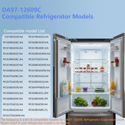 DURAFORCE DA97-12609C Refrigerator Evaporator Fan Motor Cover For Samsung DA97-12609A