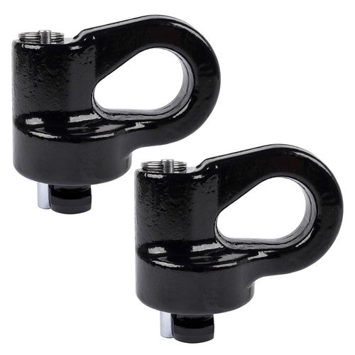 DURAFORCE Pair Gooseneck Safety Chain Anchors 60691 For Chevrolet Silverado 2500 3500 HD