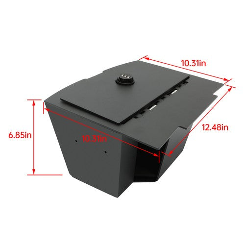 Center Console Safe Gun Vault Storage Box for Dodge Ram 1500 2500 3500 2009-2018