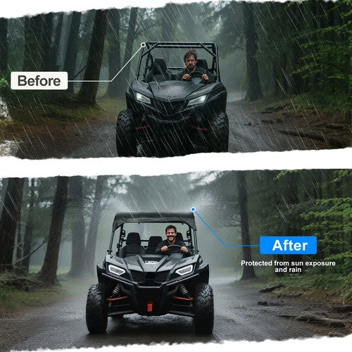 Soft Roof Top With Window for CF Moto ZForce 950 HO SPORT EX UTV 2020-2023