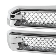 DURAFORCE Front Grille Covers Grill Overlay Chrome for GMC Sierra 1500 SLT AT4 2019-2022