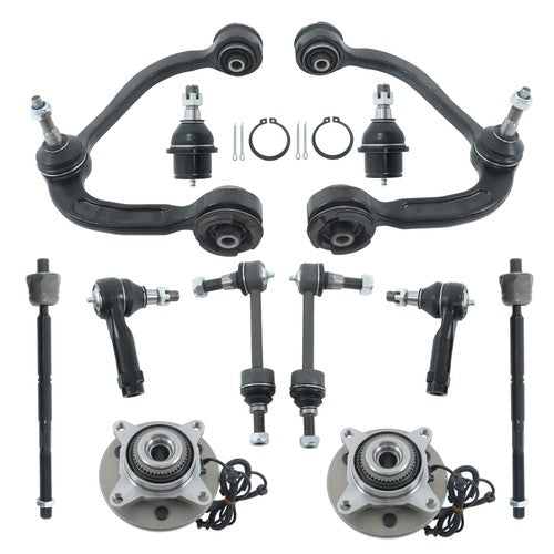 DURAFORCE For Ford F-150 2004-2005 Front Control Arm Ball Joint Tie Rod End Sway Bar 12Pc