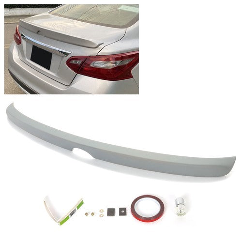 DURAFORCE Rear Trunk Spoiler Wing for Nissan Altima 2016-2018 Primer ABS