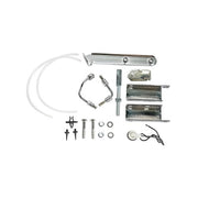 DURAFORCE 9" Chrome Brake Booster Master Cylinder Disc Drum Valve Kit For Chevy Corvette