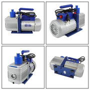 DURAFORCE For R12 R22 System 110V 9.6 CFM 1 HP Dual-Stage Rotary Vane HVAC Air Vacuum Pump