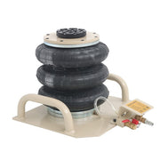 DURAFORCE Air Jack 3 Ton/6600lbs Pneumatic Triple Bag Air Jack w/ Side Handles & Six Steel