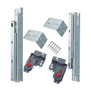 DURAFORCE 1 Pairs Undermount Drawer Slides 12 inch Undermount Soft Close Drawer Slides