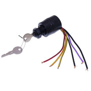 DURAFORCE For Mercury Outboard Push-to-Choke Ignition Starter Key Switch 3Pos MP41070-2