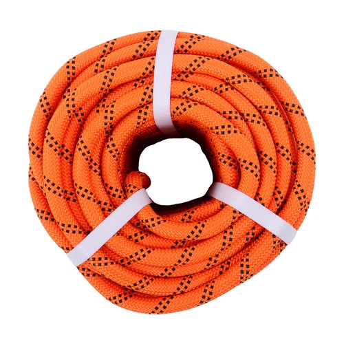DURAFORCE 5174 Pounds Orange Black1/2 in X120' 48 Stranded Braided Rope Breaking Strength