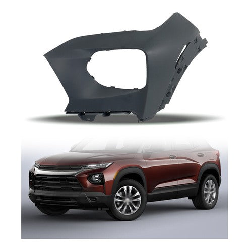 DURAFORCE New For 2021-2022 Chevy Trailblazer Plastic Front Bumper Cover Driver Left Side