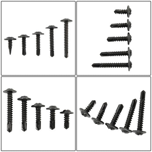 DURAFORCE 380 sets of #8#10 self-tapping screw kits 410 Stainless Steel Convenient Box