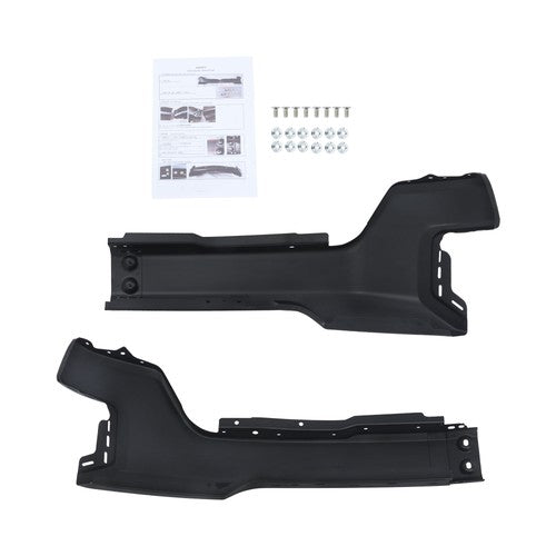 DURAFORCE Split Black Front Bumper W/o Sensor Holes For Chevrolet Silverado 1500 2019-2022