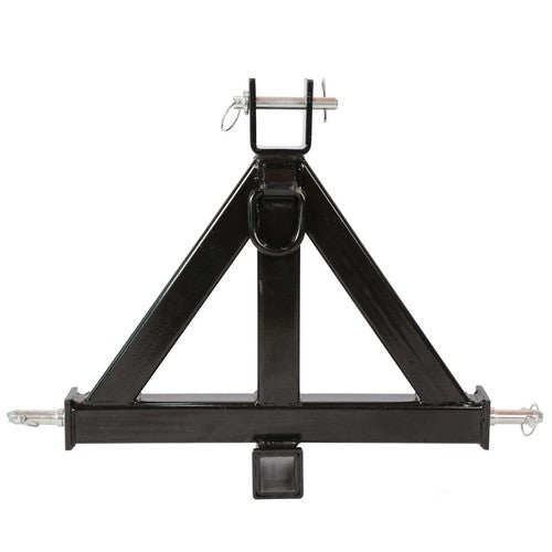 DURAFORCE Heavy Duty 3 Point 2" Receiver Trailer Hitch Category 1 Tractor Tow Drawbar Pull