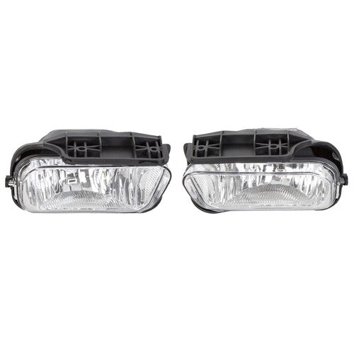 Pair Bumper Fog Lights Lamps Left Right for Chevy Silverado Avalanche 2003 2006