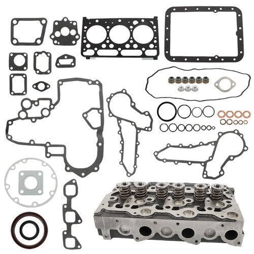 DURAFORCE US For Kubota Tractor L2900 L3000 L3010 L3130 D1503 Complete Cylinder Head Assy