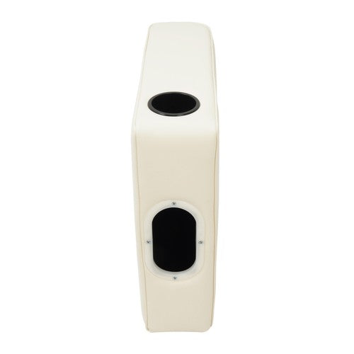 DURAFORCE Pontoon Arm Rest Left White Seating Boat #8WD110-204 w/ Cup Holder