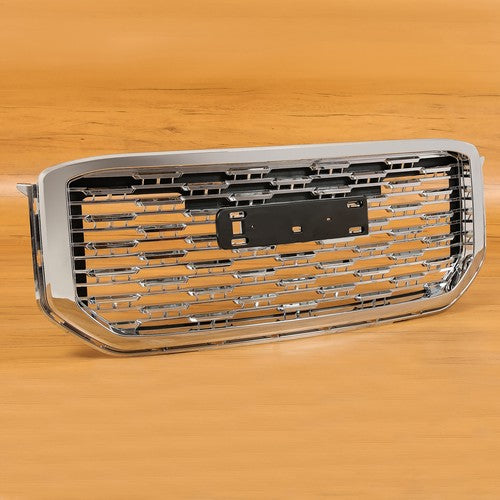 Front Upper Grille for GMC Yukon Denali Style 2015-2020 22936421 Chrome ABS