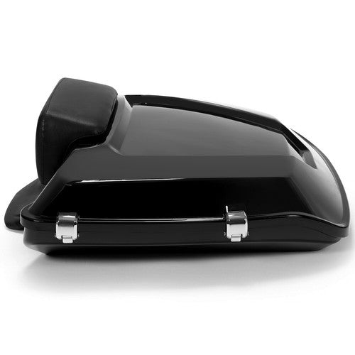 DURAFORCE Angled Razor Motorcycle trunk Backrest Base Plate For Harley Touring 2014-24