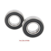 DURAFORCE 10Pcs 1641-2RS Deep Groove Ball Bearings 1In Inner Dia 2In OD 9/16In Bore Sealed