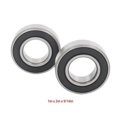 DURAFORCE 10Pcs 1641-2RS Deep Groove Ball Bearings 1In Inner Dia 2In OD 9/16In Bore Sealed