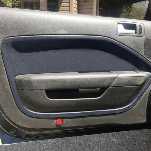 Dark Gray Pair Interior Door Panel Insert Hard Cover For Ford Mustang GT 05-09