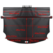 DURAFORCE Retractable Cargo Cover Privacy Trunk Tonneau Shield For 2018-20 Chevy Equinox