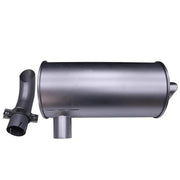 DURAFORCE 4649870 Muffler for HITACHI EXCAVATOR EX120-2 EX120-3 EX120-1 EX150-1 4BD1 4BG1