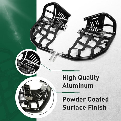 DURAFORCE Nerf Bars Pro Foot Peg Fits Honda Sportrax 400 TRX400EX 400X Bars Black Net Bar